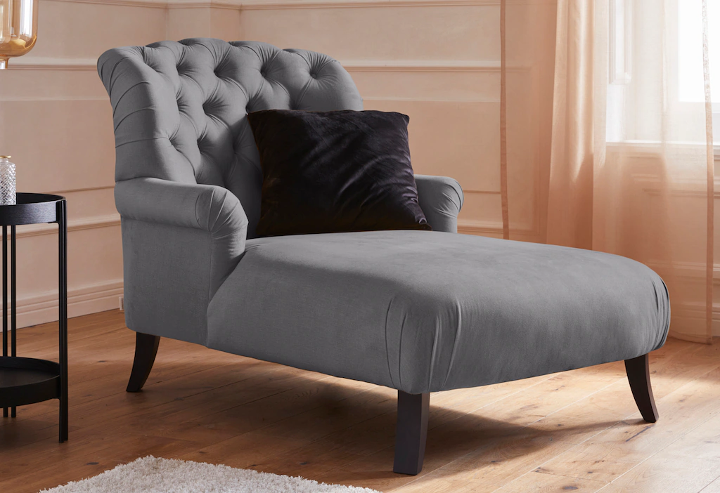 Home affaire Loveseat "Amiens Sessel Loungesessel", mit wunderschöner Knopf günstig online kaufen