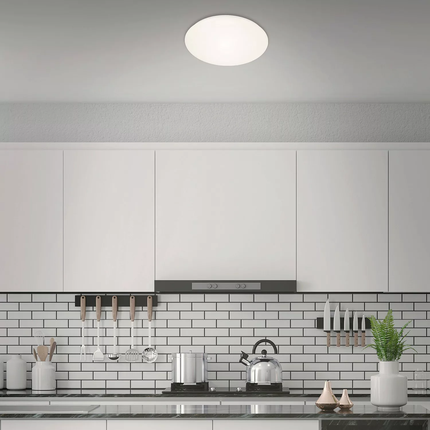 home24 LED-Deckenleuchte  Elipso günstig online kaufen