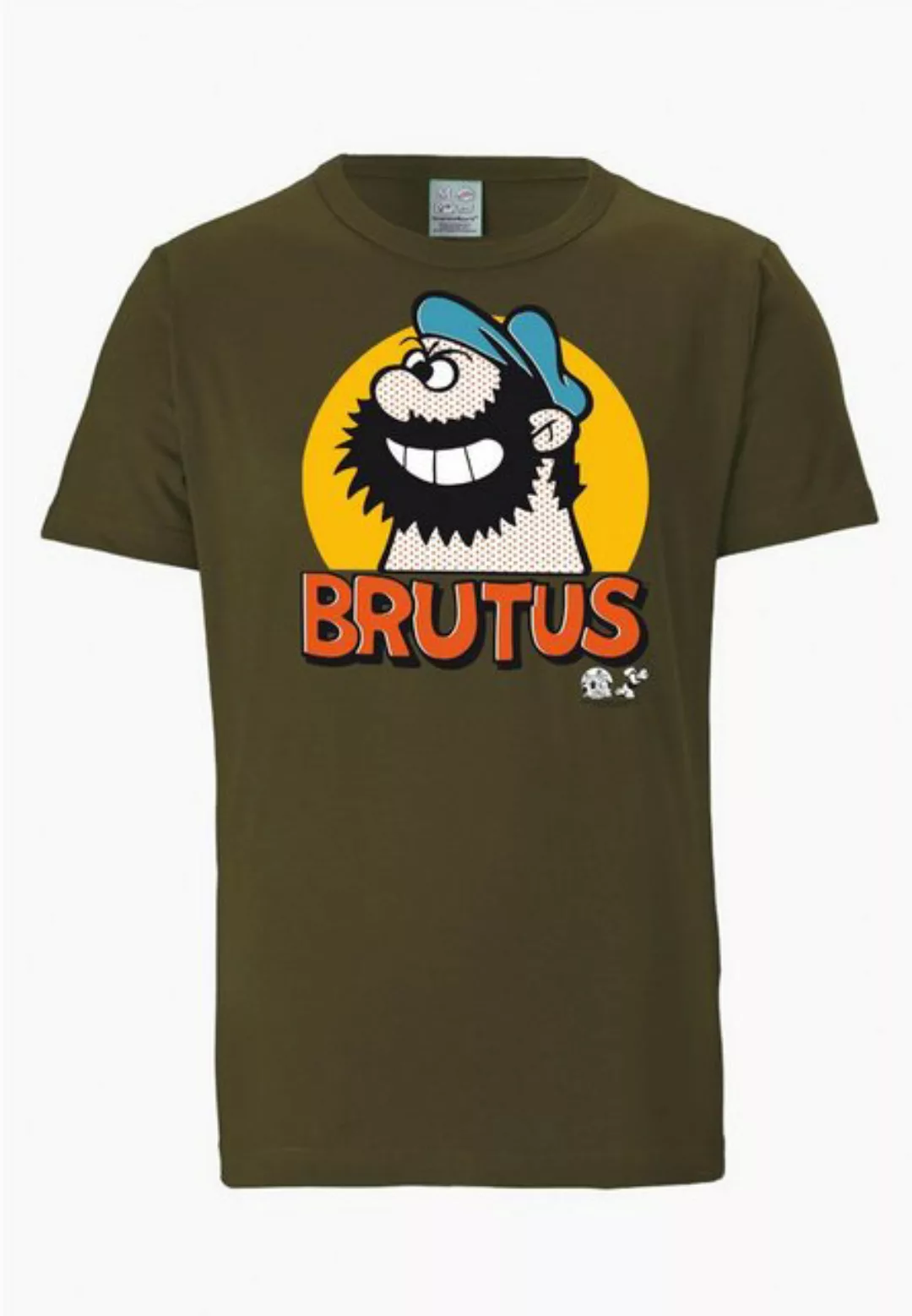 LOGOSHIRT T-Shirt "Popeye - Brutus Popart", mit kultigem Brutus-Frontprint günstig online kaufen