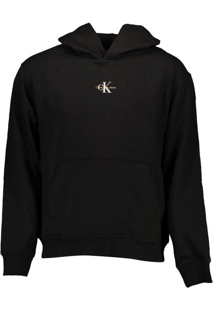 Calvin Klein Jeans Sweatshirt Schwarzes Herren-Sweatshirt mit Kapuze und Dr günstig online kaufen