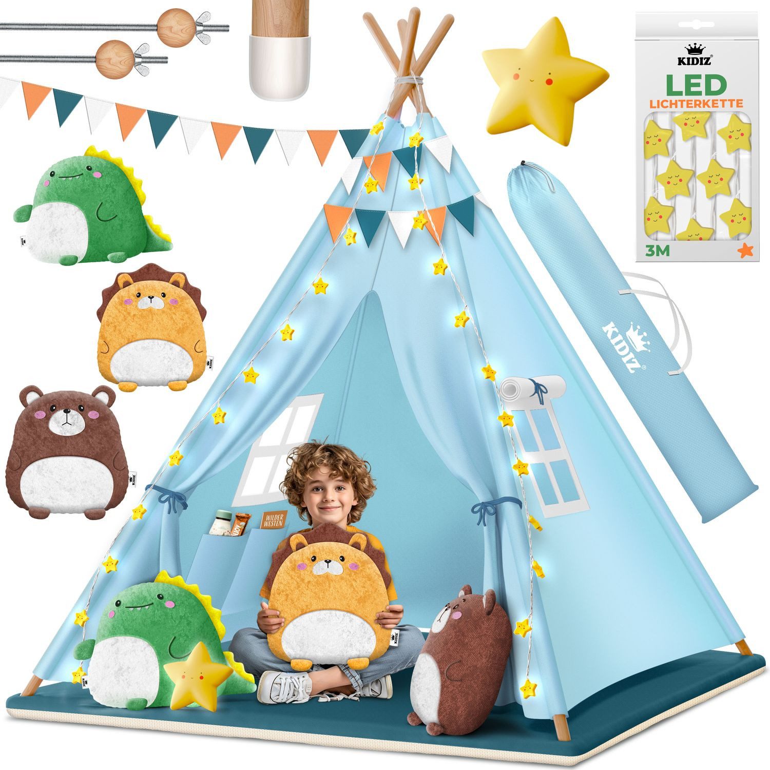 KIDIZ Spielzelt Tipi Zelt für Kinder günstig online kaufen
