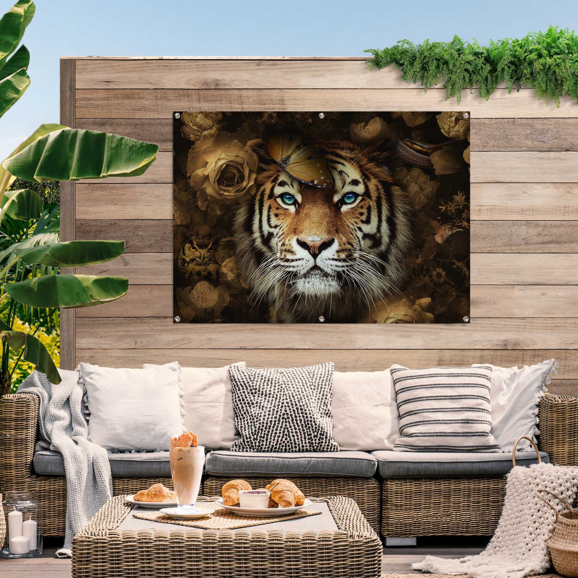 Reinders! Poster »Tiger«, leichtes und wasserfestes Gartenposter für den Au günstig online kaufen