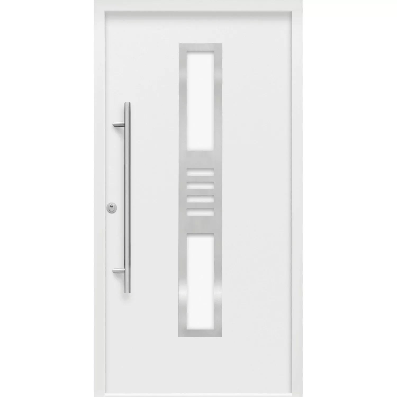 Sicherheits-Haustür Thermospace Köln Prime RC2 Komfort Weiß 100 x 210 cm L günstig online kaufen