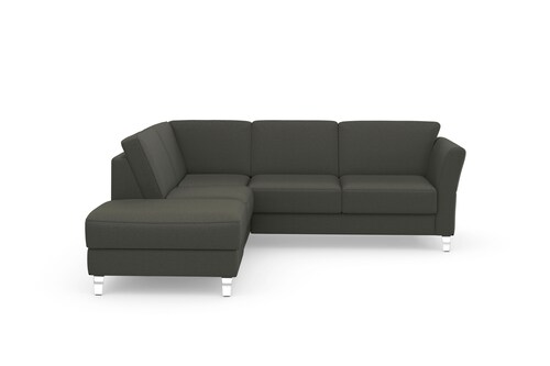 sit&more Ecksofa "Visby L-Form", Wahlweise mit Bettfunktion und Stauraum, f günstig online kaufen