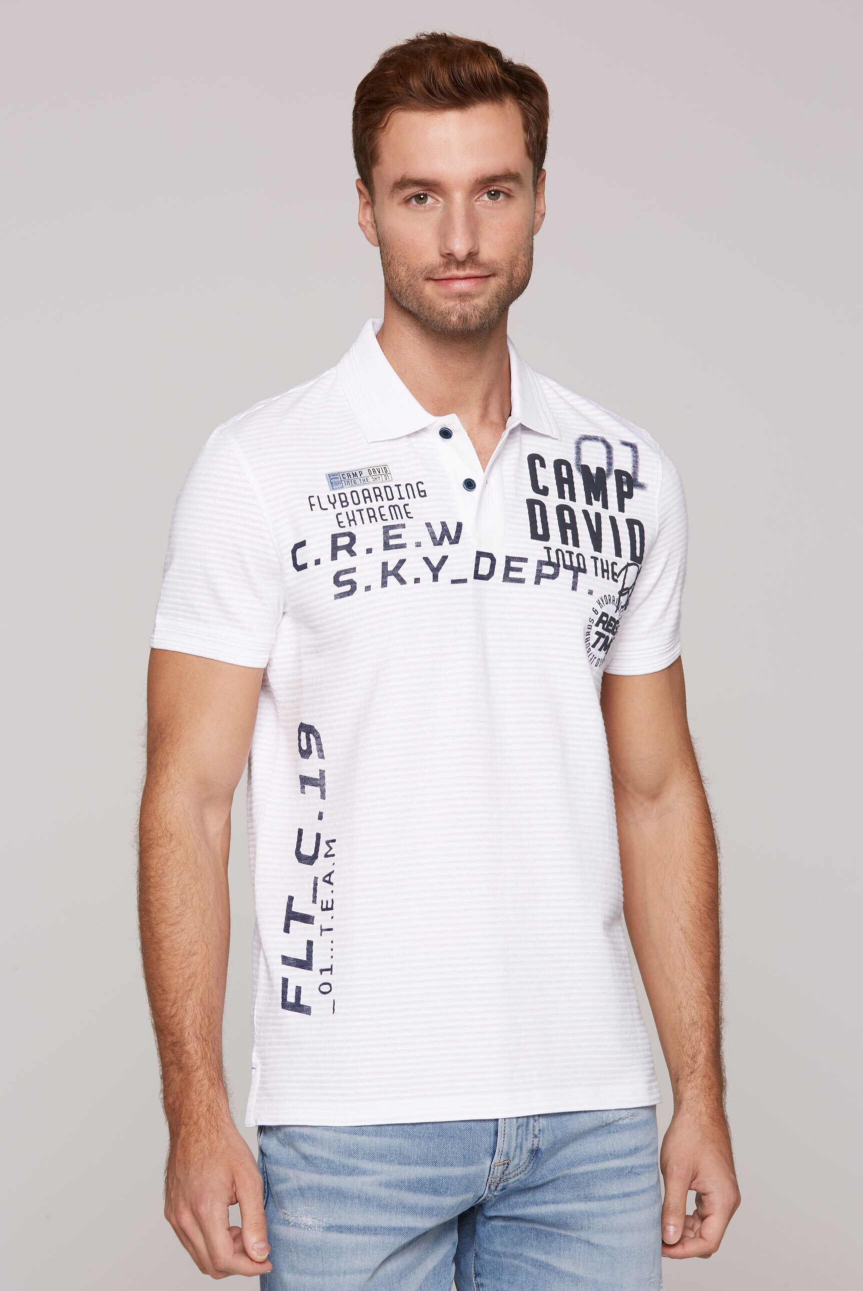 CAMP DAVID Poloshirt, aus Baumwolle günstig online kaufen