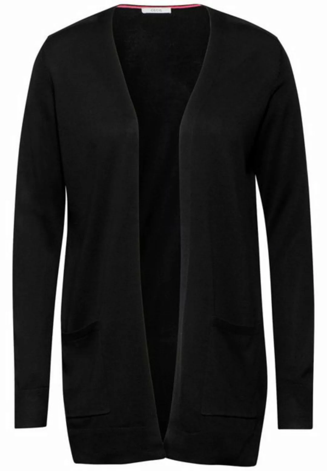 Cecil Strickjacke NOS_Basic Open Cardigan, Black günstig online kaufen