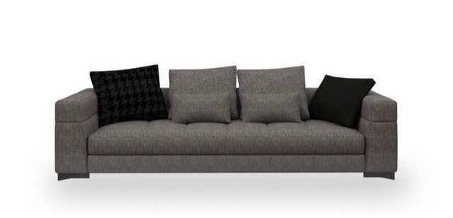 JVmoebel Sofa Graue Couchgarnitur Dreisitzer Zweisitzer Sessel Wohnzimmerga günstig online kaufen