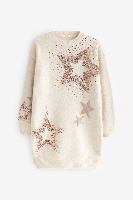 Next Paillettenkleid Pulloverkleid mit Paillettenstern (1-tlg) günstig online kaufen