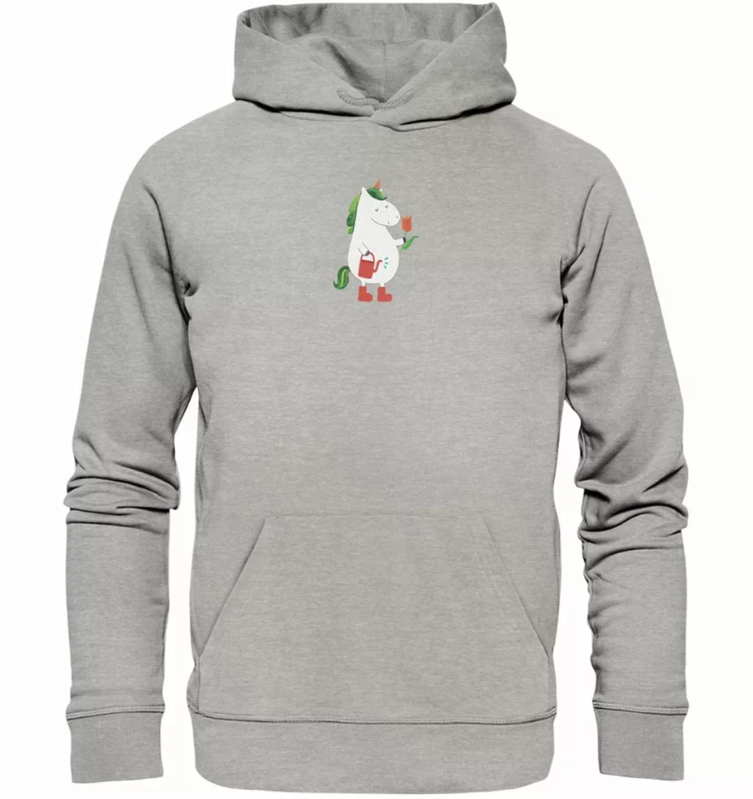 Mr. & Mrs. Panda Hoodie Größe XXL Einhorn Gärtner - Heather Grey - Geschenk günstig online kaufen