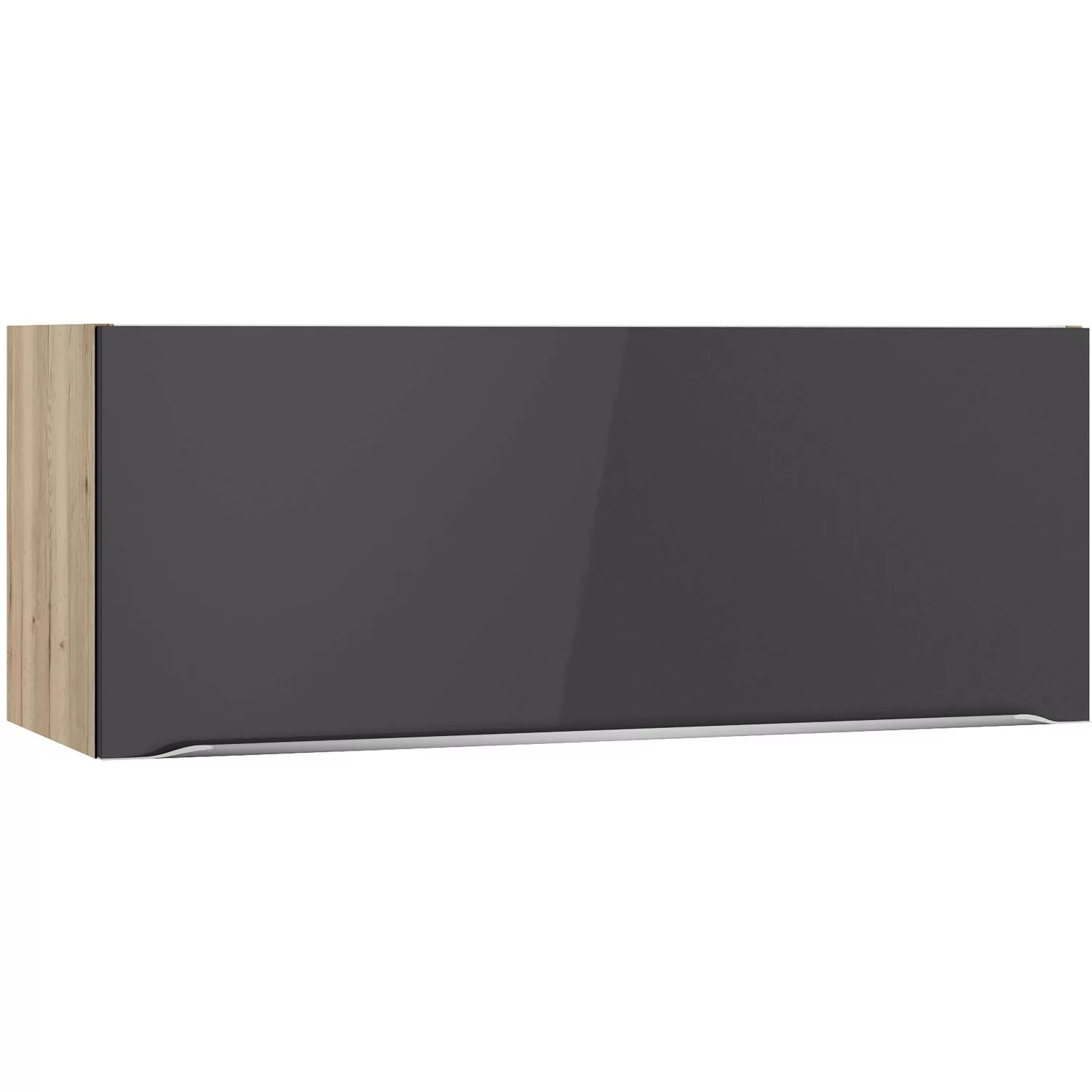 Optifit Oberschrank Linus984 90 cm x 35,2 cm x 34,9 cm Anthrazit-Wildeiche günstig online kaufen