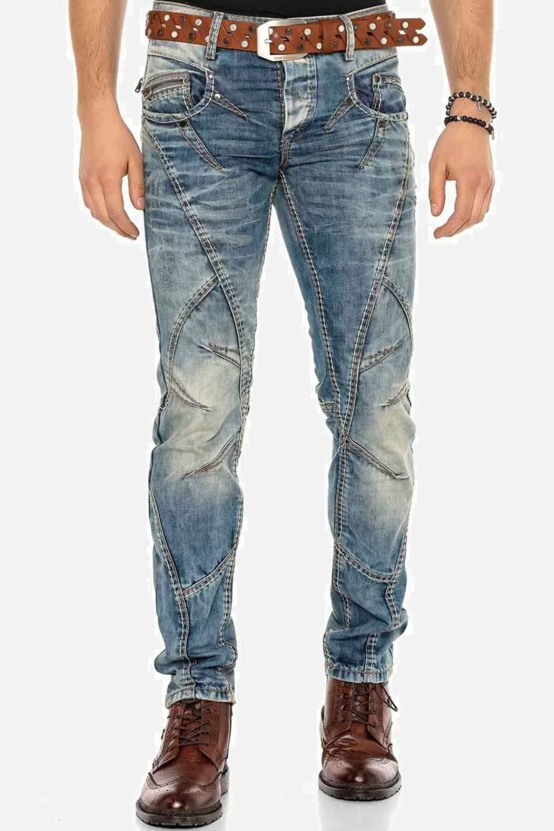 Cipo & Baxx Straight-Jeans "Jeans", in Straight-Fit, C-0894 günstig online kaufen