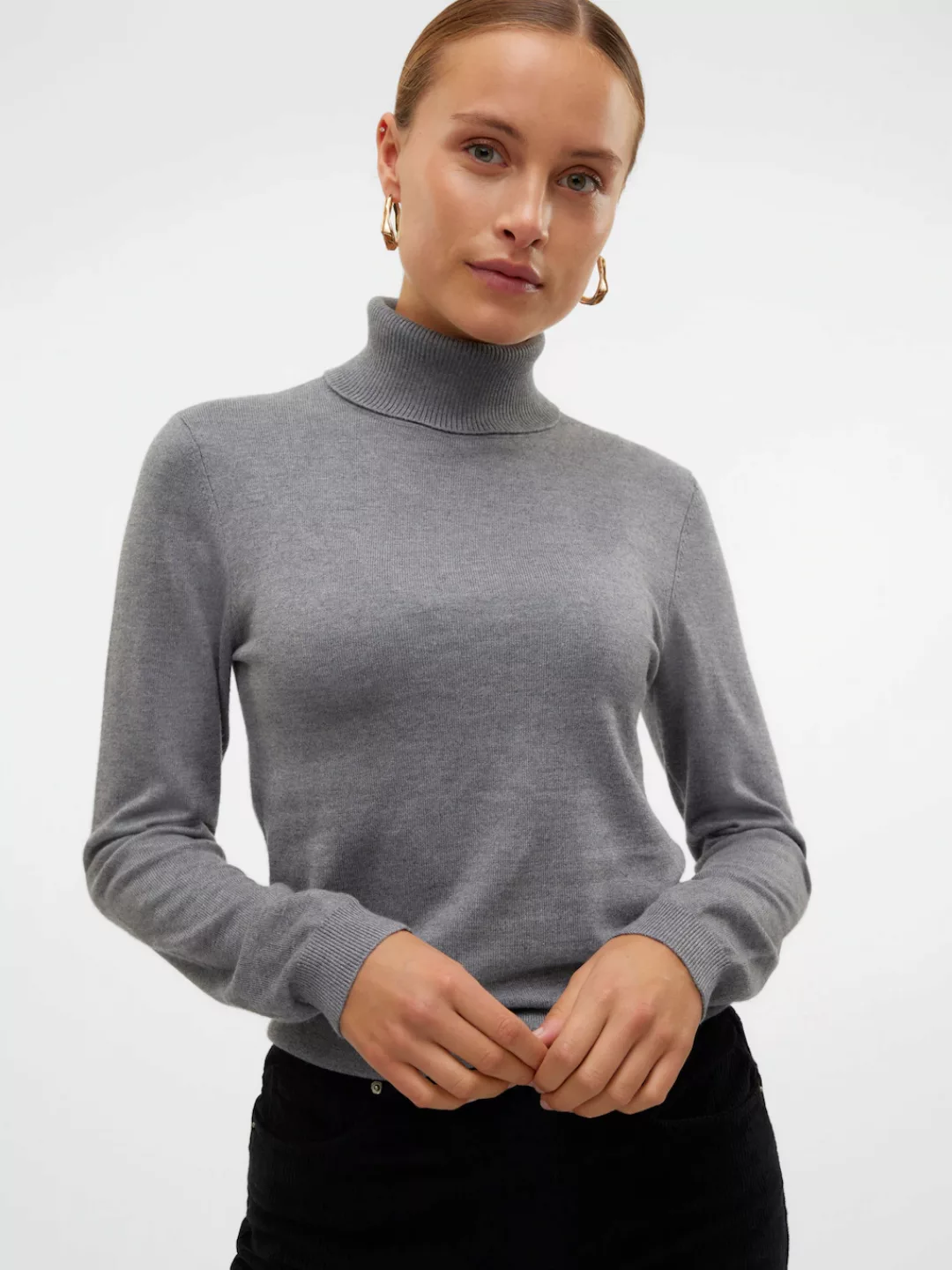 Vero Moda Strickpullover "VMIRIS LS ROLLNECK PULLOVER GA NOOS" günstig online kaufen