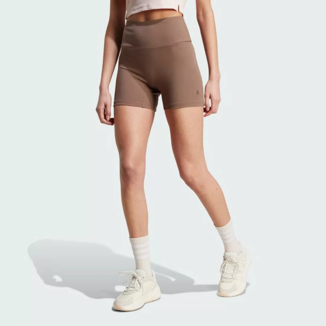 adidas Sportswear Funktionsshorts LOUNGE RIBBED HIGH-WAIST KURZE LEGGINGS günstig online kaufen