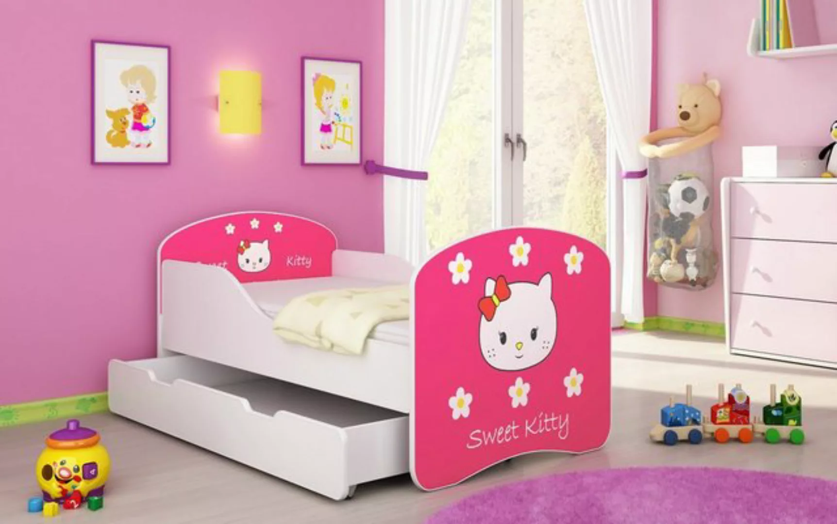 Baidani Kinderbett Luna, inkl. Matratze, Schublade und Lattenrost, verschie günstig online kaufen