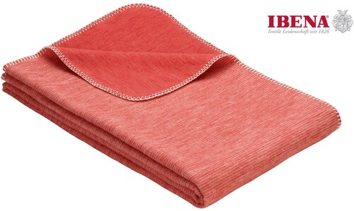 IBENA Wohndecke »Wohndecke Lausanne«, in schlichtem Melange-Look günstig online kaufen