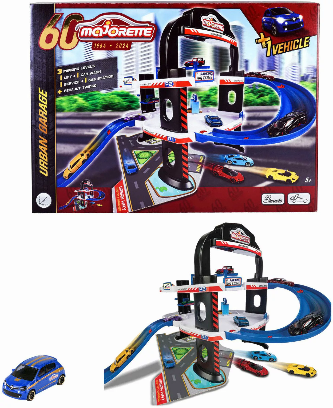 majORETTE Spiel-Parkgarage Urban Garage 60 Years günstig online kaufen