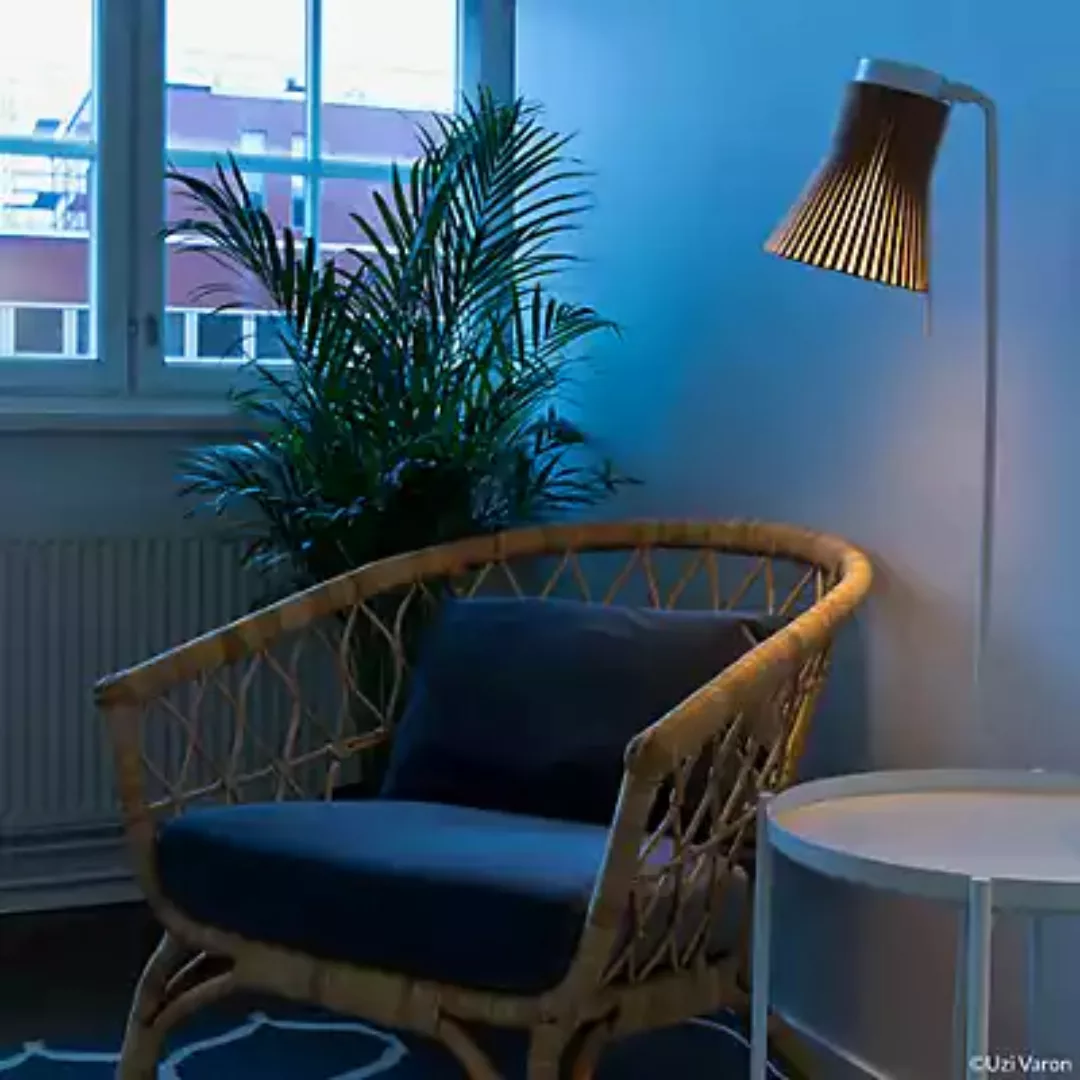 Secto Design - Petite 4610 Stehleuchte - weiß/laminiert/inkl. LED-Birne 300 günstig online kaufen