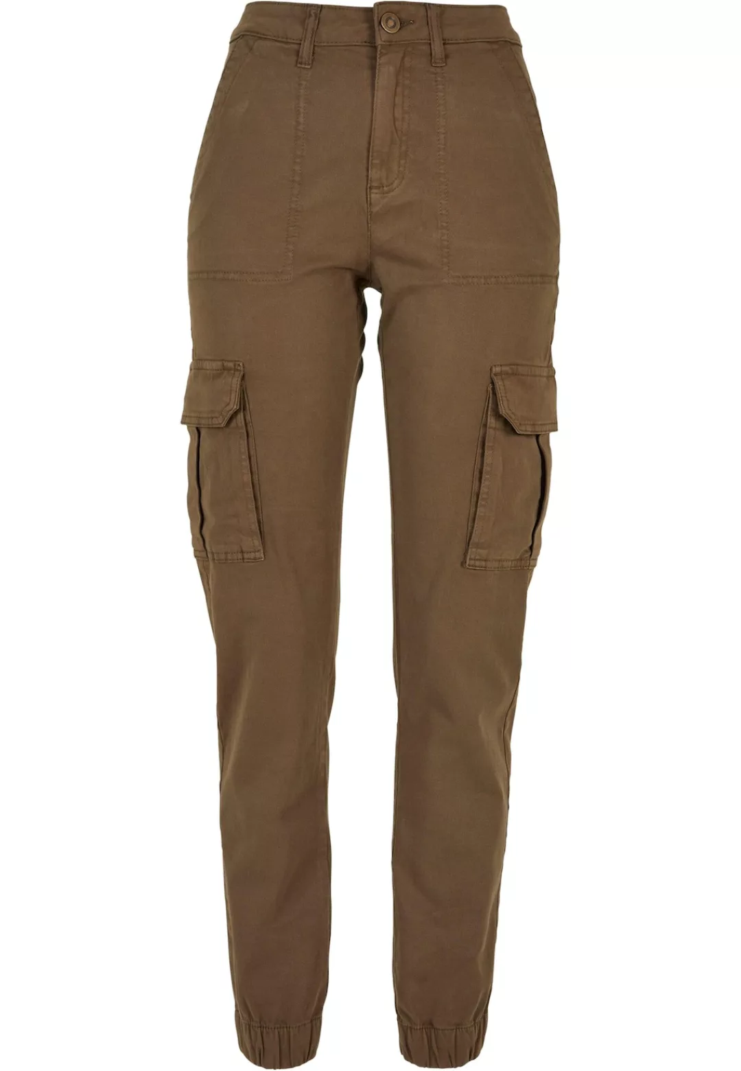 URBAN CLASSICS Stoffhose "Urban Classics Damen Ladies Cotton Twill Utility günstig online kaufen