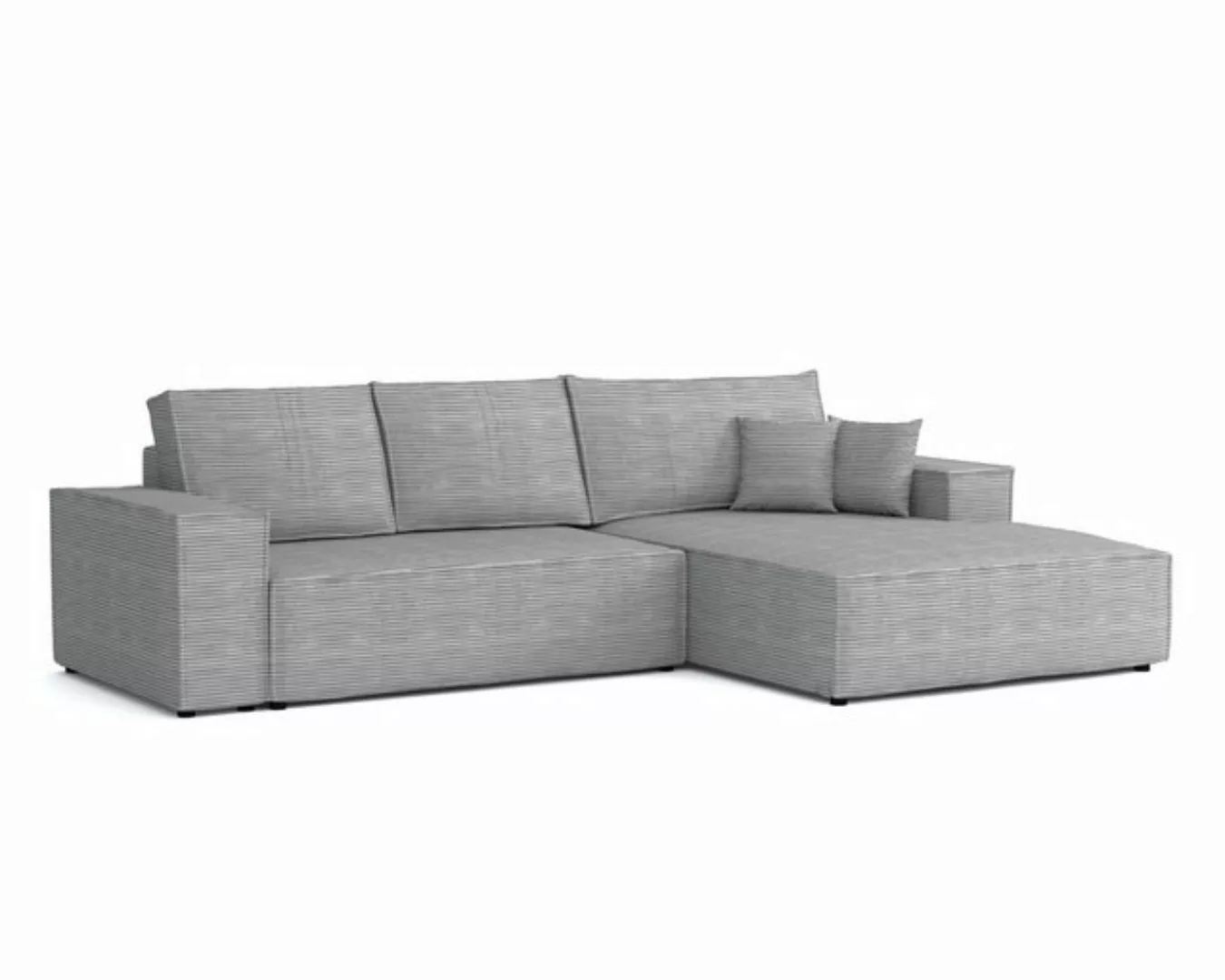 Deine Möbel 24 Wohnlandschaft MARCO 294 cm breit Ecksofa Sofa Wohnzimmer L- günstig online kaufen