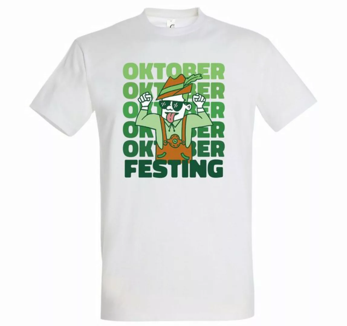 Youth Designz T-Shirt Oktober Festing Party Herren Shirt mit trendigem Fron günstig online kaufen