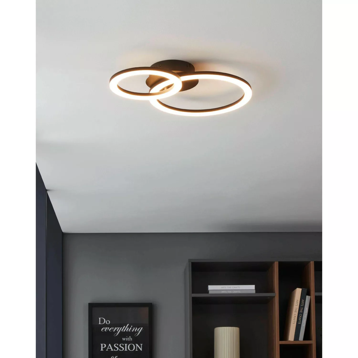 EGLO connect Parrapos-Z LED-Deckenlampe, 2-flammig günstig online kaufen