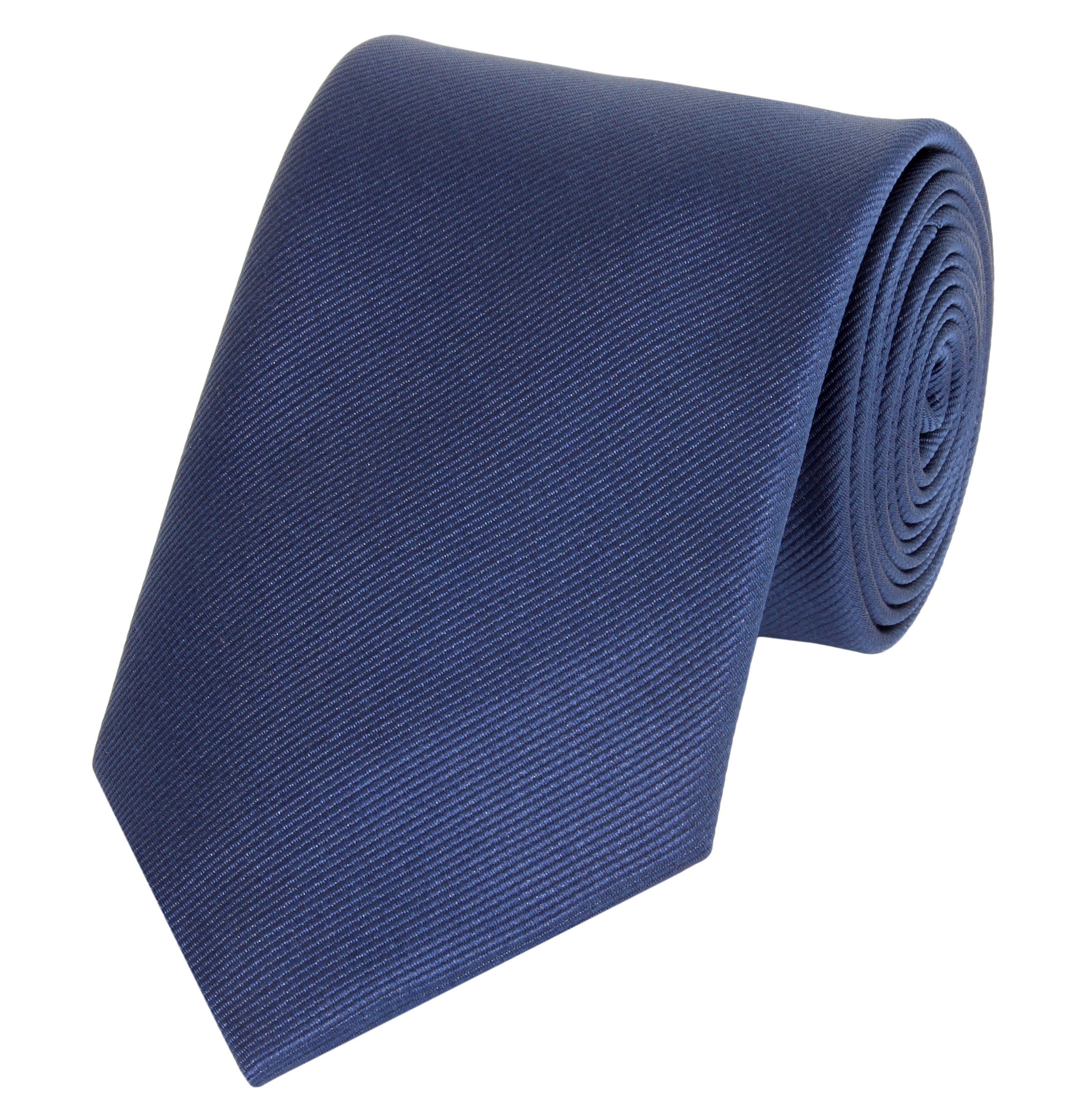 Fabio Farini Krawatte elegante Dunkelblaue Herren günstig online kaufen