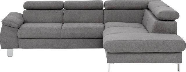 COTTA Ecksofa "Komaris L-Form", inklusive Kopf- bzw. Rückenverstellung, wah günstig online kaufen