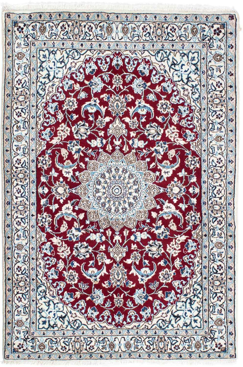 morgenland Orientteppich »Perser - Nain - Royal - 173 x 114 cm - dunkelrot« günstig online kaufen