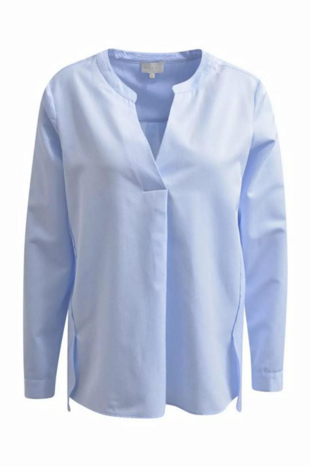 Milano Italy Kurzarmbluse Blouse with V-Neck and pleat at cf günstig online kaufen