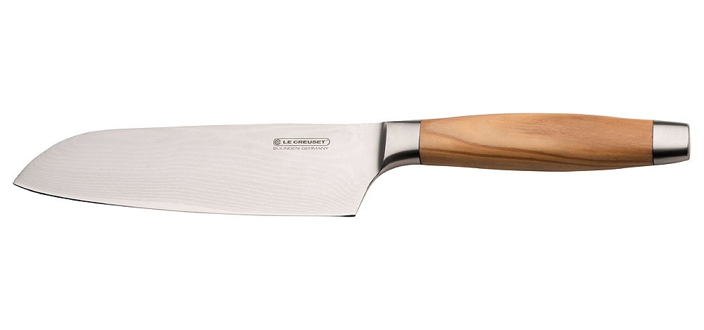 Le Creuset Santokumesser 18cm Holzgriff günstig online kaufen