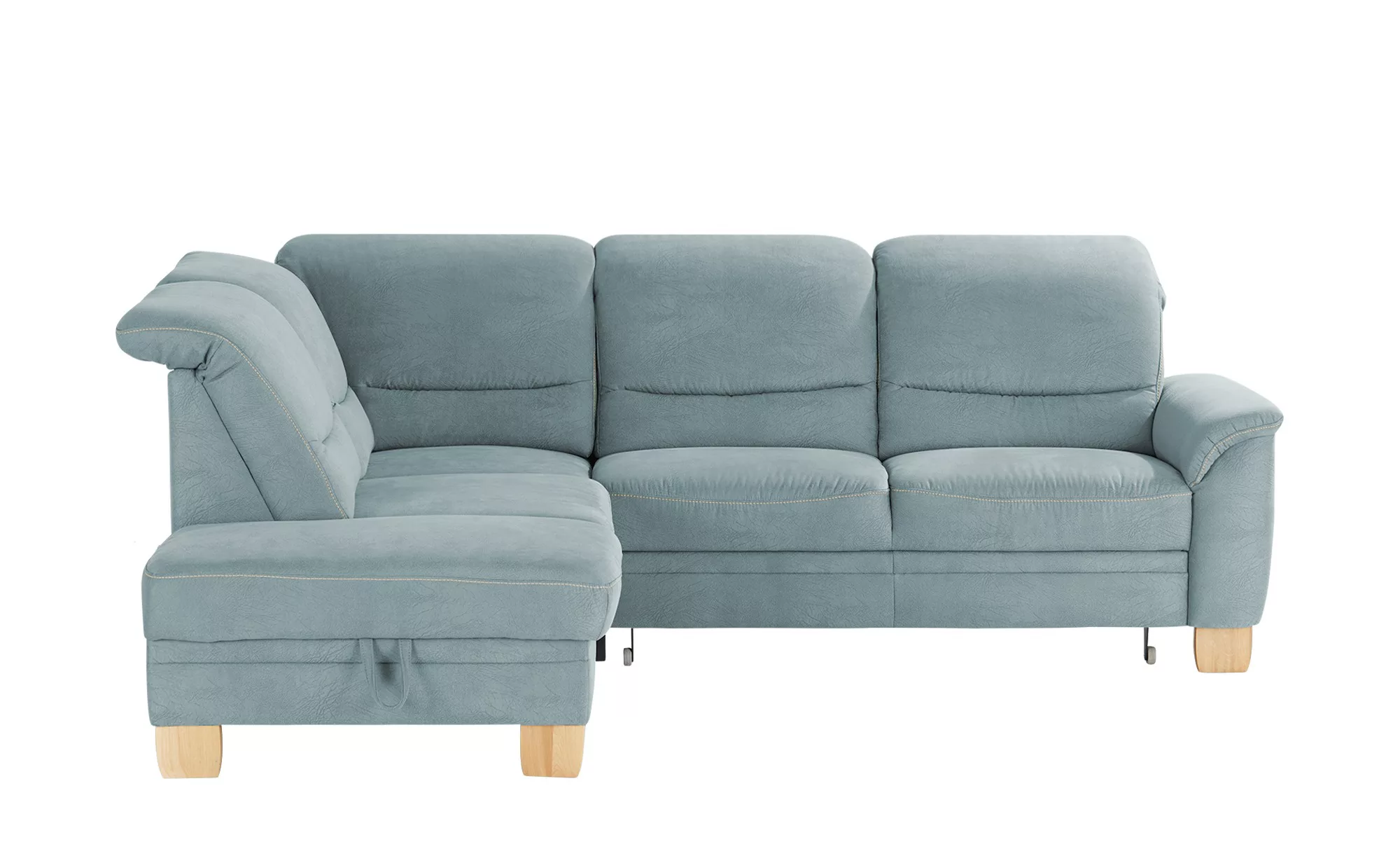 meinSofa Ecksofa  Liva ¦ blau ¦ Maße (cm): B: 254 H: 106 T: 224 Polstermöbe günstig online kaufen