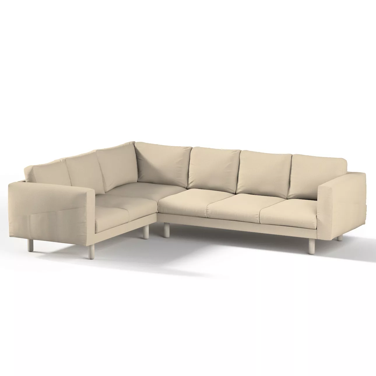 Bezug für Norsborg 5-Sitzer Ecksofa, beige, Norsborg 5-Sitzer Ecksofabezug, günstig online kaufen