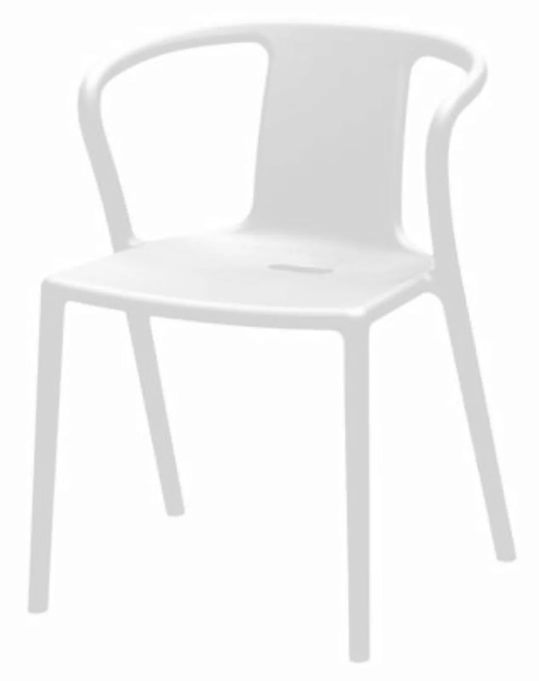 Stapelbarer Sessel Air-Armchair plastikmaterial weiß - Magis - Weiß günstig online kaufen