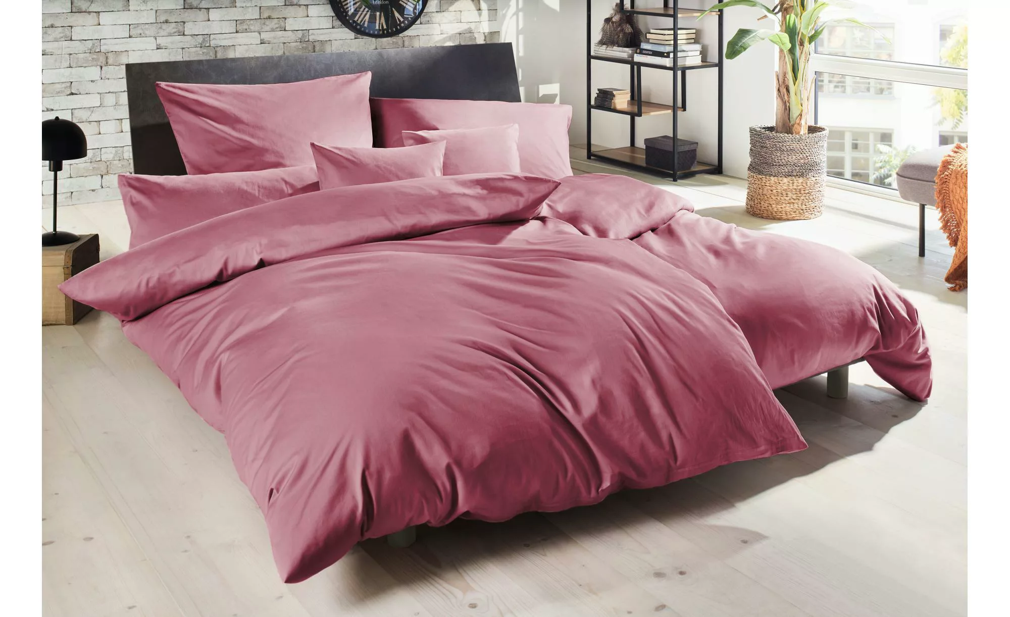 Primera Bettwäsche »Uni Luxus-Satin in Gr. 135x200, 155x220 oder 200x200 cm günstig online kaufen