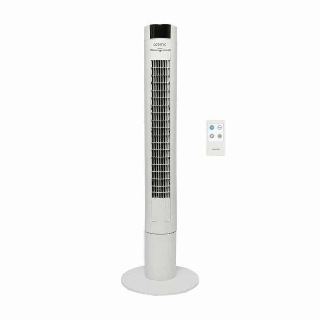 Turmventilator Mit Fernbedienung Oceanic Weiß 45 W günstig online kaufen