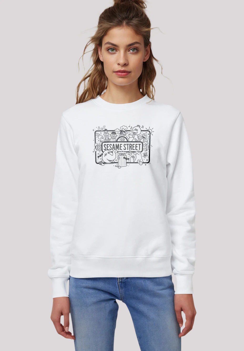 F4NT4STIC Sweatshirt "Sesamstraße Sesame Team", Premium Qualität,Nostalgie, günstig online kaufen