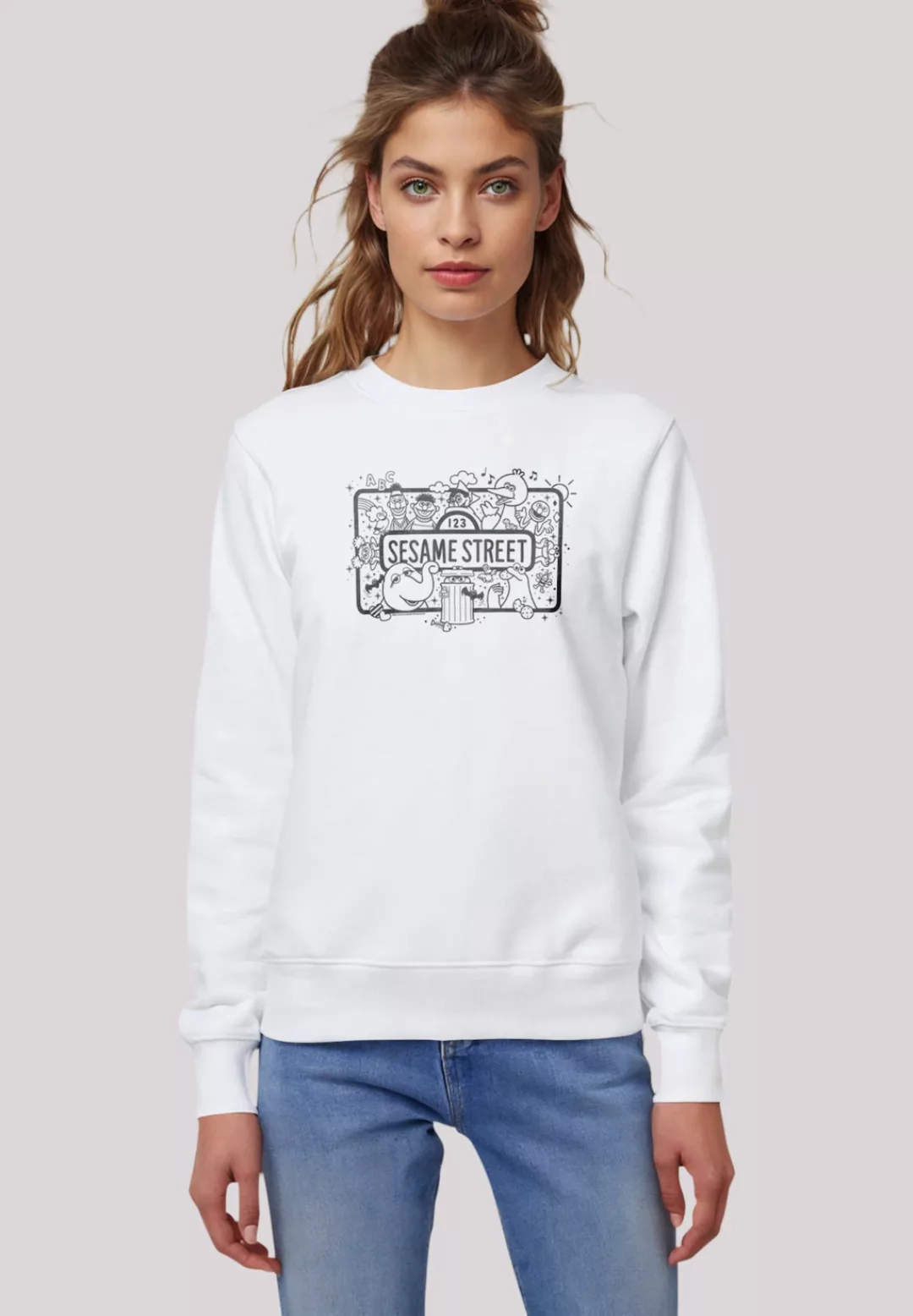 F4NT4STIC Sweatshirt "Sesamstraße Sesame Team", Premium Qualität,Nostalgie, günstig online kaufen