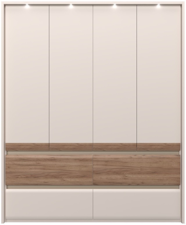 Places of Style Kleiderschrank "Invictus, UV lackiert, kratzfest, FSC-zerti günstig online kaufen