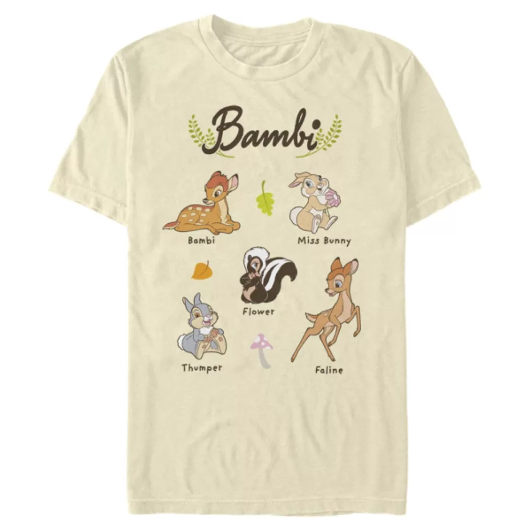 Disney Classics - Bambi - Gruppe Textbook - Männer T-Shirt günstig online kaufen