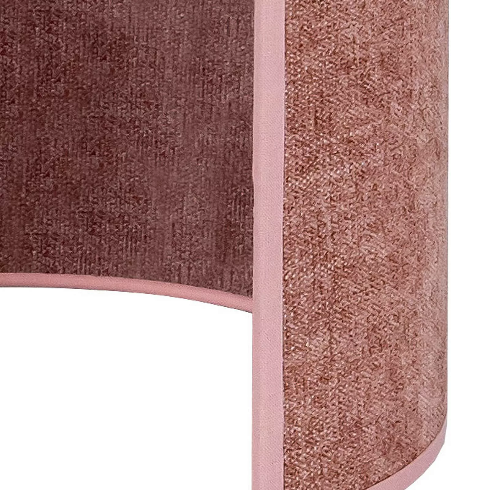 Euluna Wandleuchte Celine, pink, Chenille-Stoff, Höhe 24 cm günstig online kaufen