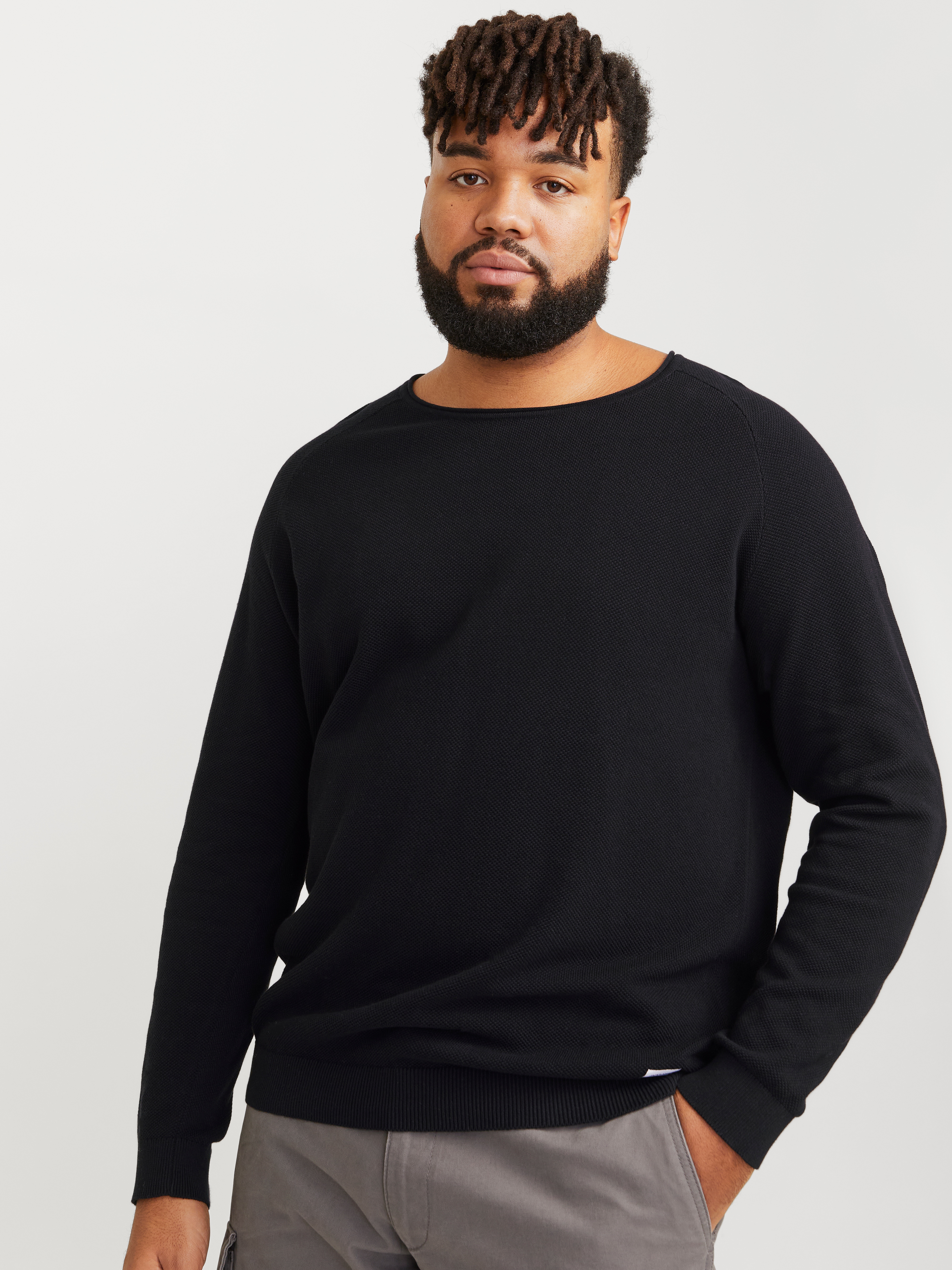 Jack & Jones PlusSize Rundhalspullover "JJEHILL KNIT CREW NECK NOOS PLS", m günstig online kaufen