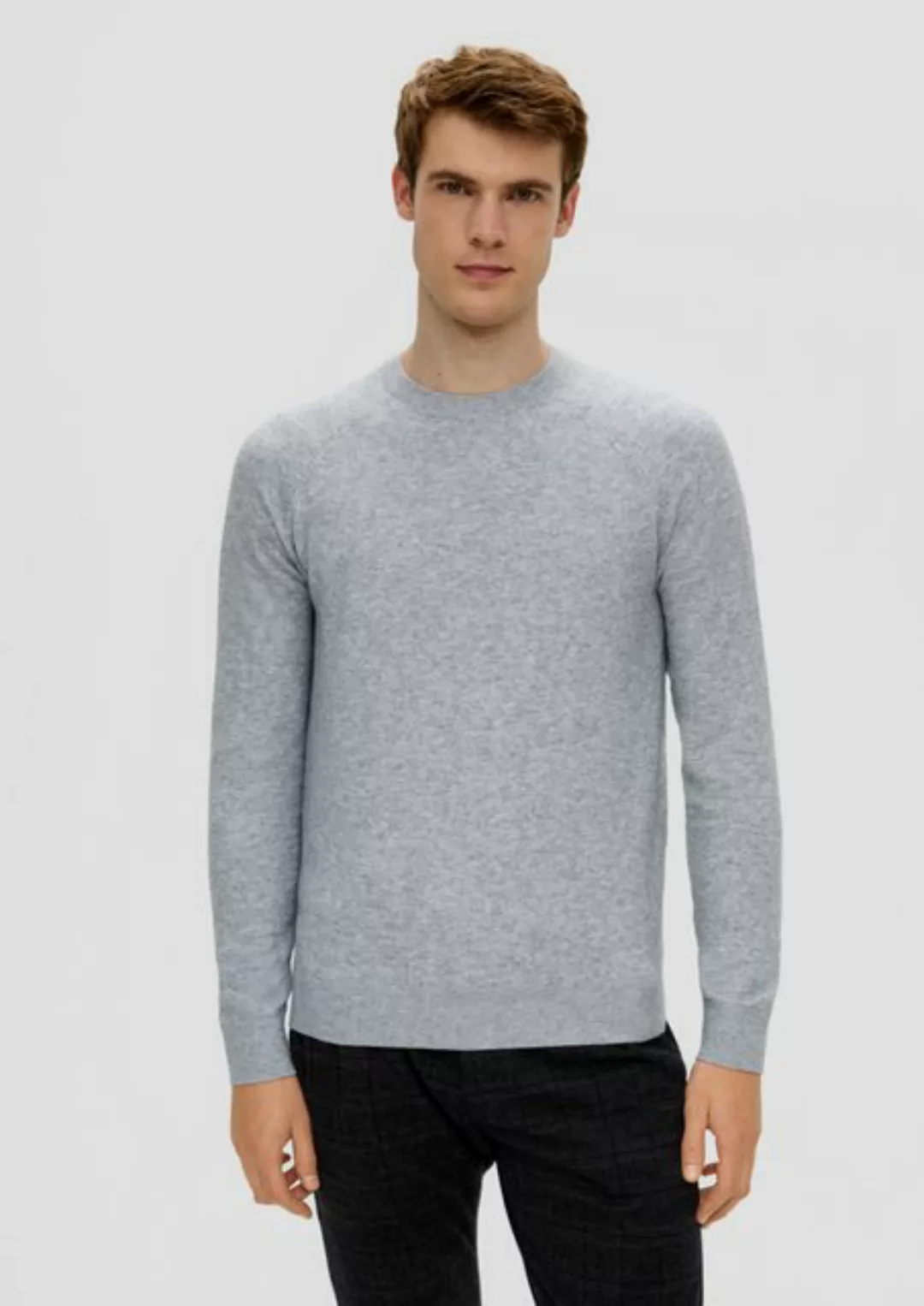 s.Oliver Strickpullover Pullover aus Wollmix günstig online kaufen