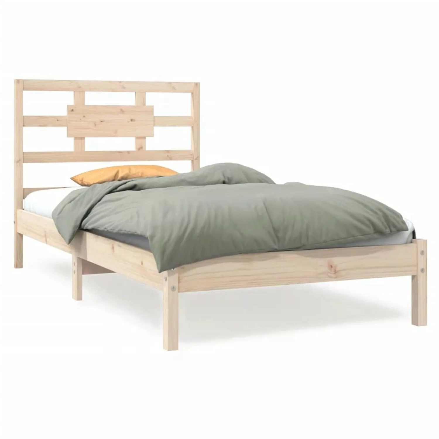 vidaXL Bett Massivholzbett 90x200 cm günstig online kaufen