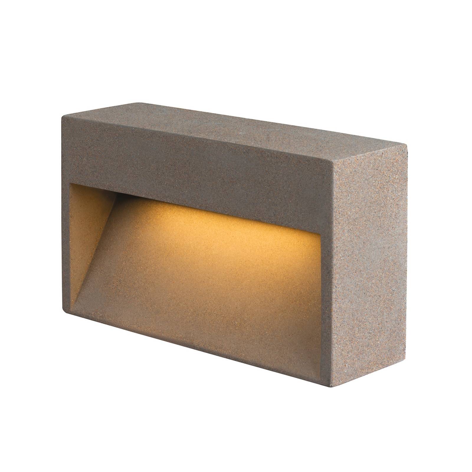 SLV Concreto LED-Außenwandleuchte, Breite 37,5cm günstig online kaufen