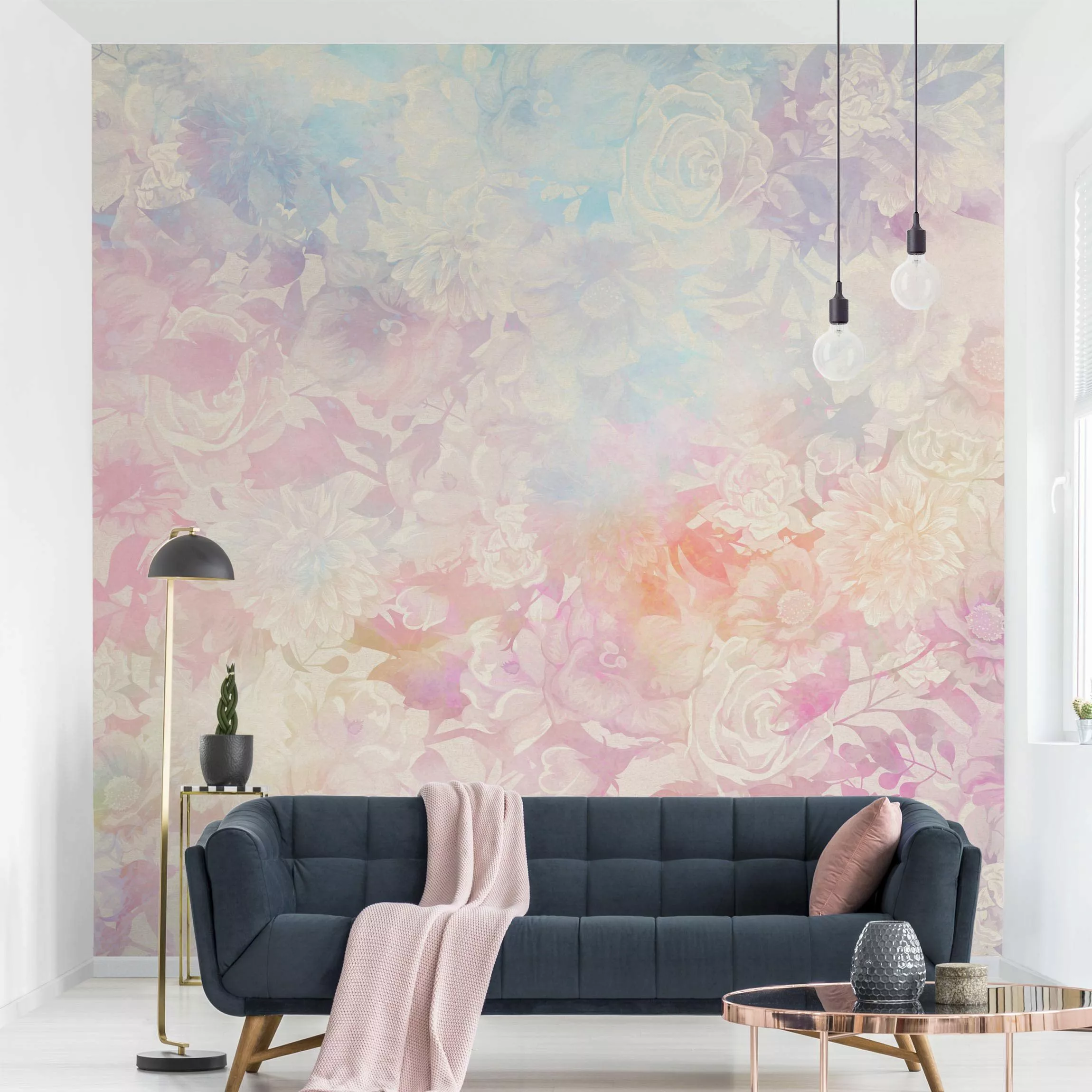 Fototapete Zarter Blütentraum in Pastell günstig online kaufen