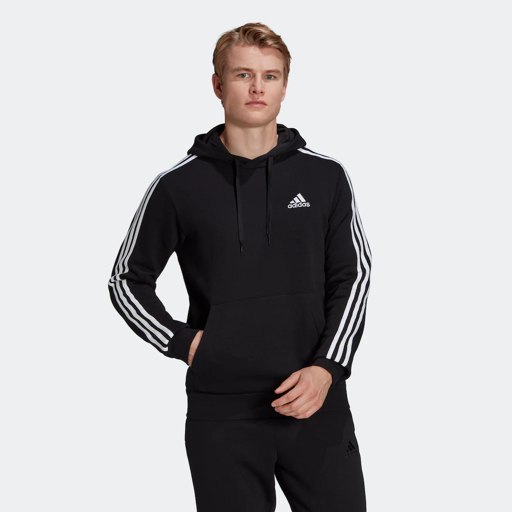 adidas Sportswear Sweatshirt "ESSENTIALS FLEECE 3STREIFEN HOODIE" günstig online kaufen