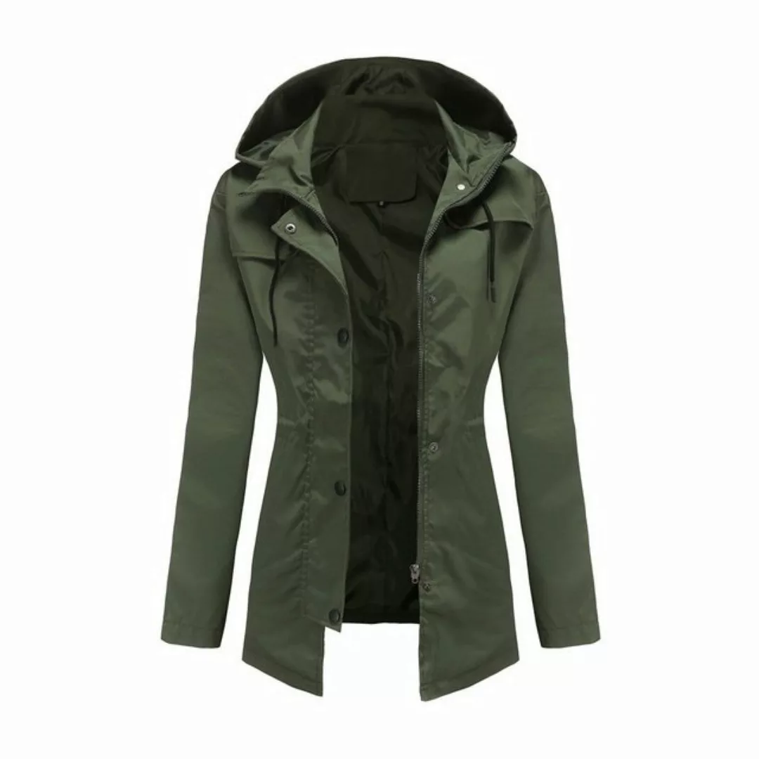 Nebelmeer Funktionsjacke Trenchcoat für Damen, mittellanger offener Cardiga günstig online kaufen