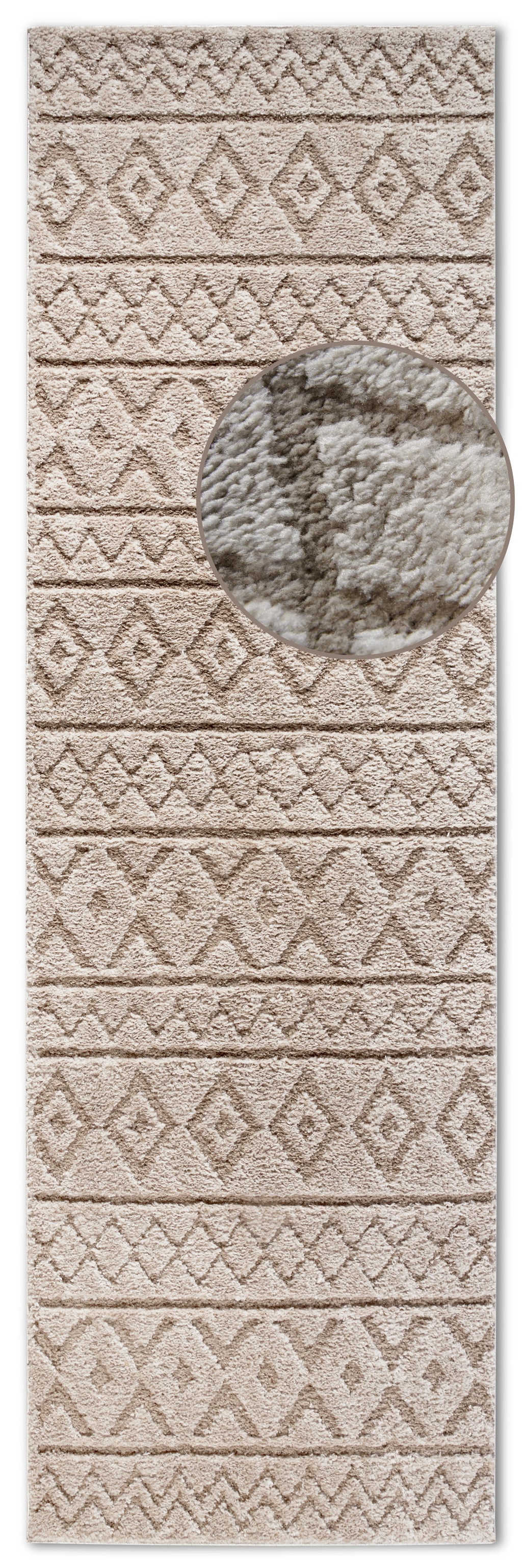 ELLE DECORATION Designteppich »Itinerance«, rechteckig, 18 mm Höhe, Hochflo günstig online kaufen