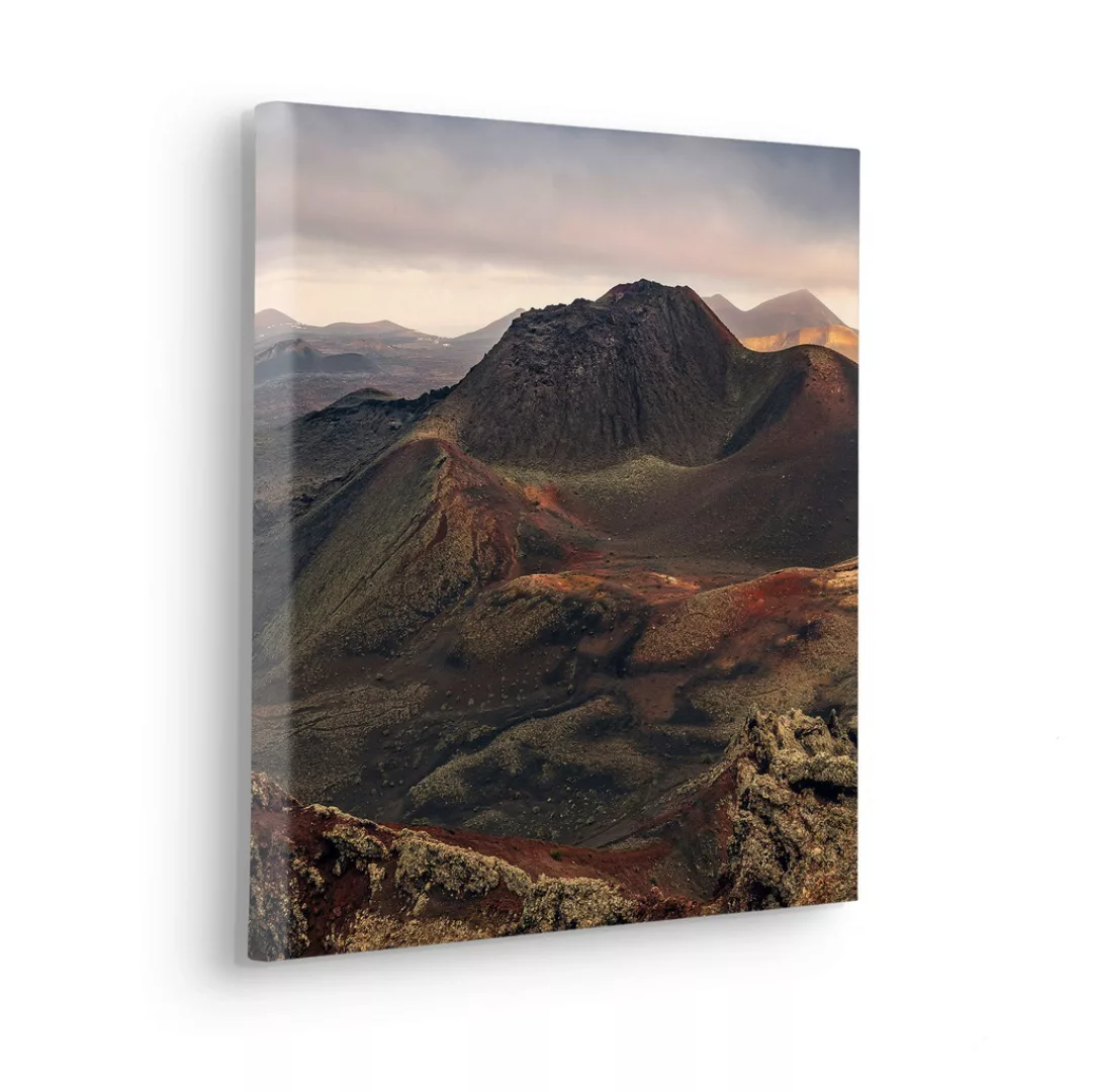 Komar Leinwandbild "Keilrahmenbild - Vulkanland - Größe 40 x 40 cm", Baum-B günstig online kaufen