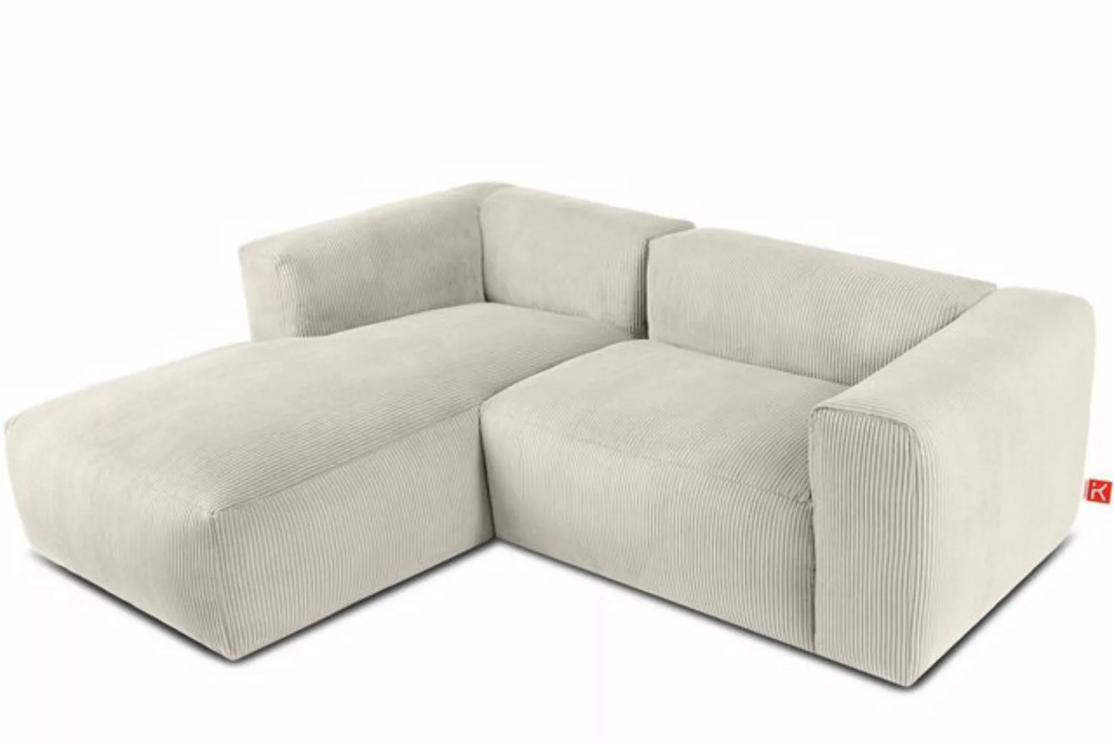 KONSIMO Ecksofa Links Ecksofa BUFFO, extrem weicher und bequemer Sitz, 3-4- günstig online kaufen